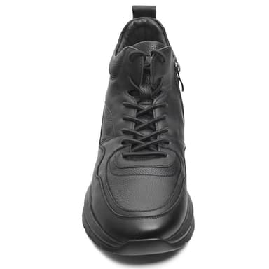 92001-1-25 NL бт мх BLACK КЖ спорт шнурки молния литая photo
