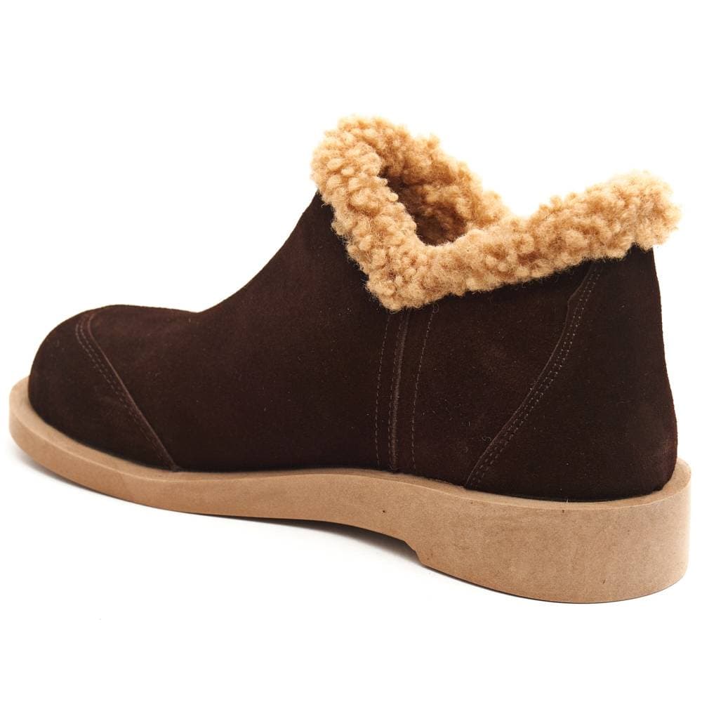 1006-634 Nestt ботм4 BROWN ЗМШ литая опушка мех photo