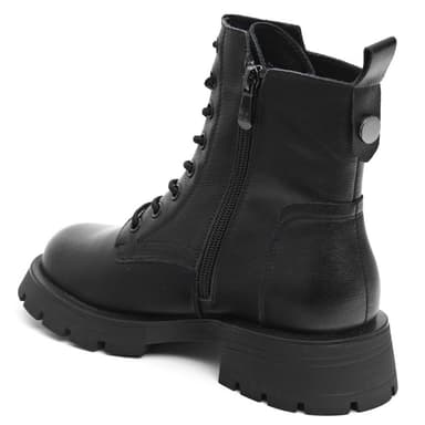22-24-3-101 Lukme ботХ8 BLACK КЖ трактор, шнурки, бок-застежка-молние photo