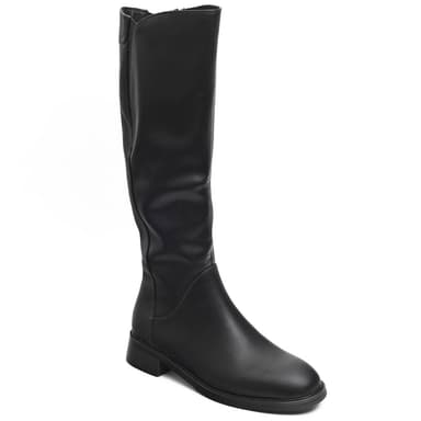 1119-165 GIOMALI спМ15 BLACK КЖ школьный каблук вставка резинка photo