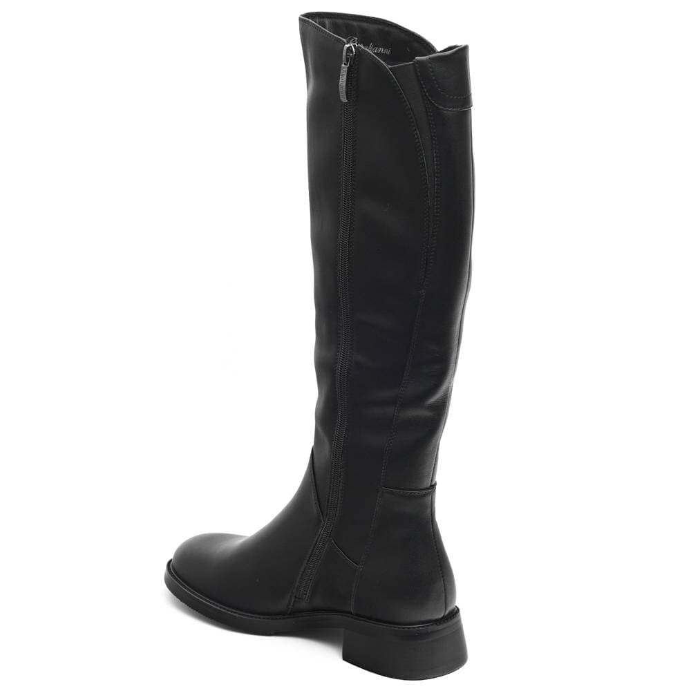 1119-165 GIOMALI спМ15 BLACK КЖ школьный каблук вставка резинка photo