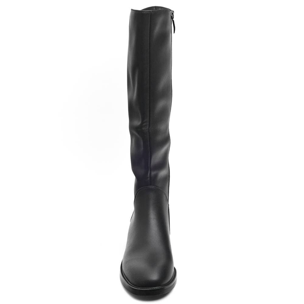 1119-165 GIOMALI спМ15 BLACK КЖ школьный каблук вставка резинка photo