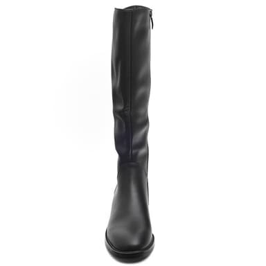 1119-165 GIOMALI спМ15 BLACK КЖ школьный каблук вставка резинка photo